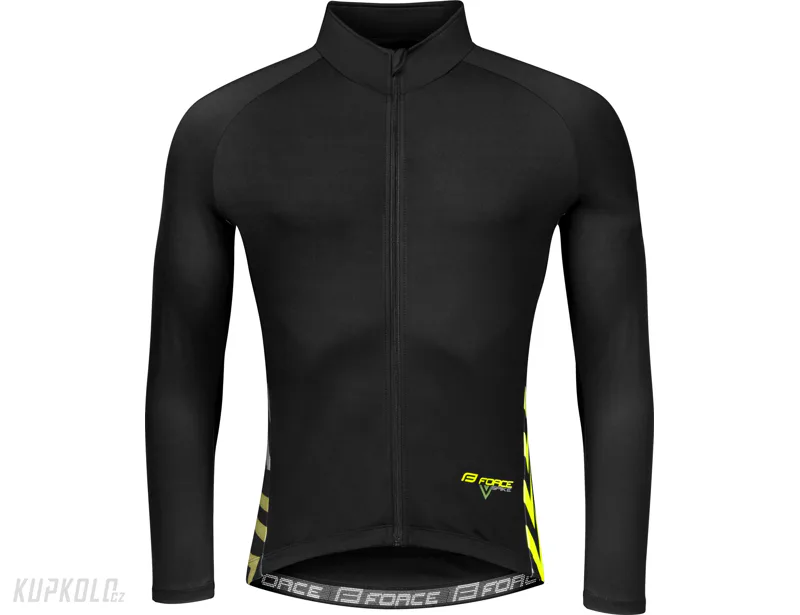 Dres&#x20;Force&#x20;SPIKE&#x20;dlouh&#x00FD;&#x20;ruk&#x00E1;v,&#x20;&#x010D;ern&#x00E1;&#x2F;fluo