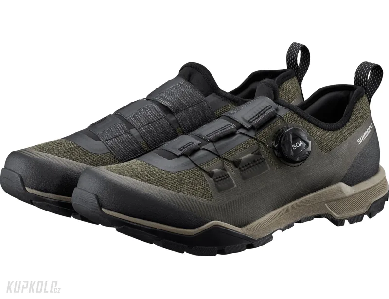 Tretry Shimano SH-EX700, olivová