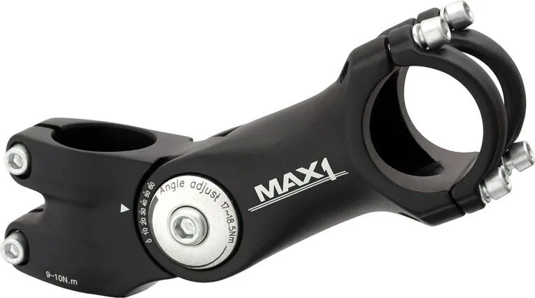 Staviteln&#x00FD;&#x20;p&#x0159;edstavec&#x20;MAX1&#x20;105&#x2F;60&#x00B0;&#x2F;31,8&#x20;mm&#x20;&#x010D;ern&#x00FD;
