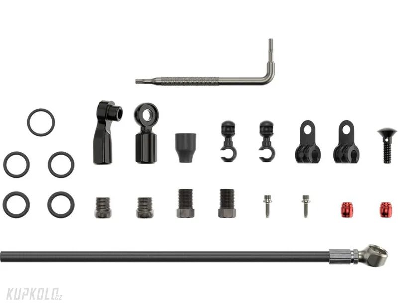 Hadi&#x010D;ka&#x20;Sram&#x20;2000mm&#x20;beleved&#x20;Banjo&#x20;-&#x20;Flat&#x20;mount
