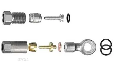 EZmtb&#x20;FORMULA&#x20;Banjo&#x20;Kit&#x20;sada&#x20;koncovek&#x20;pro&#x20;brzdy