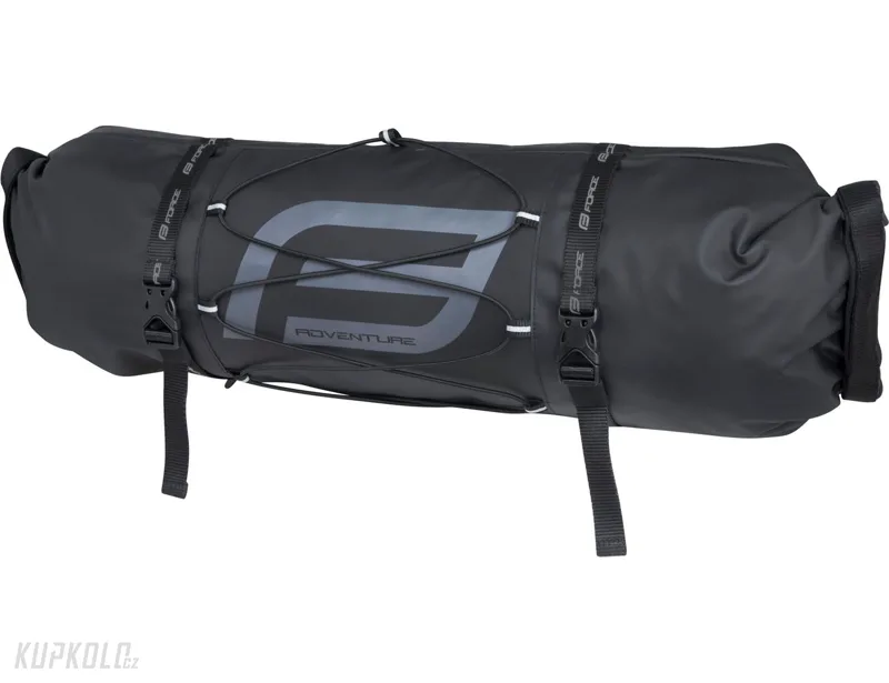 Brašna na řídítka FORCE ADVENTURE - černá 8l