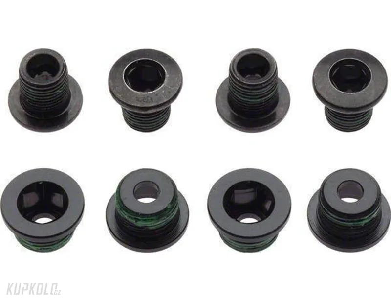 &#x0160;rouby&#x20;Sram&#x20;CRANK&#x20;CHAINRING&#x20;BOLT&#x20;KIT&#x20;4X2&#x20;ALUMINUM&#x2F;STEEL&#x20;BLACK&#x20;QTY&#x20;4