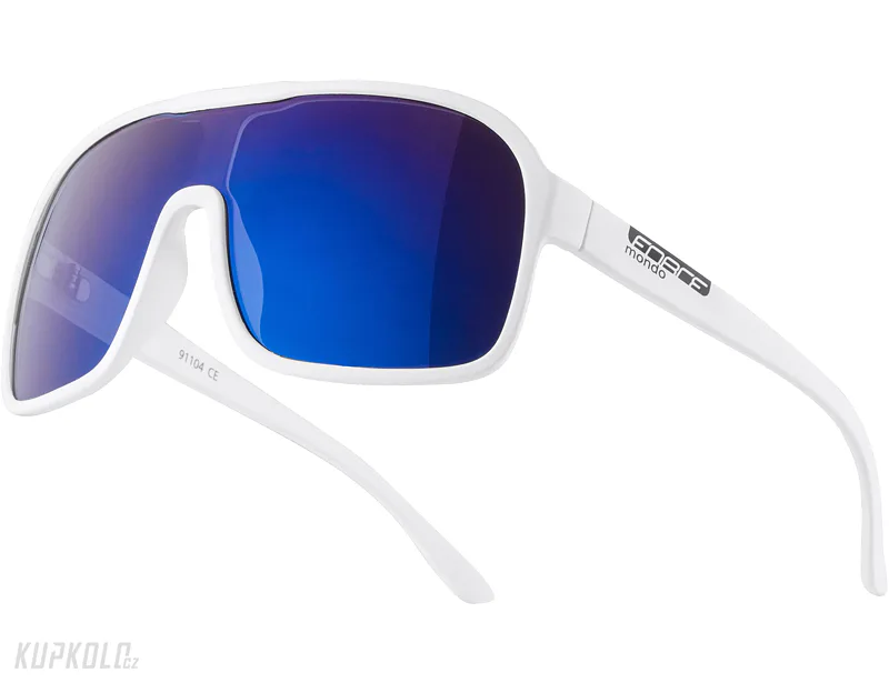 Brýle FORCE MONDO bílé matné, modrá skla