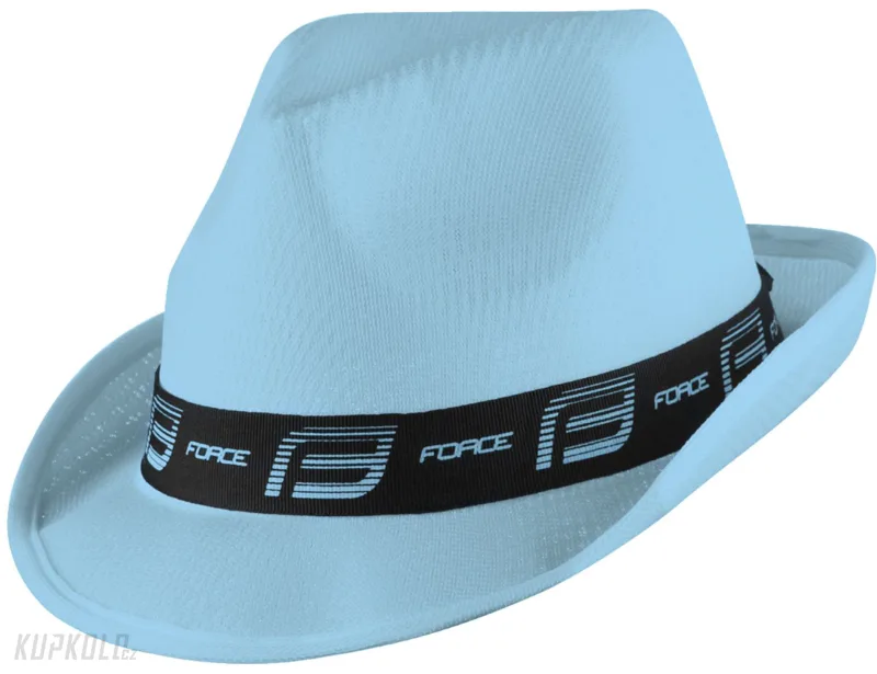 Klobouk&#x20;FORCE&#x20;PANAMA,&#x20;pastel-modr&#x00FD;-&#x010D;ern&#x00FD;