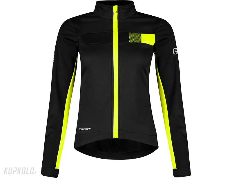 Zimn&#x00ED;&#x20;bunda&#x20;FORCE&#x20;FROST&#x20;softshell&#x20;d&#x00E1;msk&#x00E1;,&#x20;&#x010D;erno-fluo