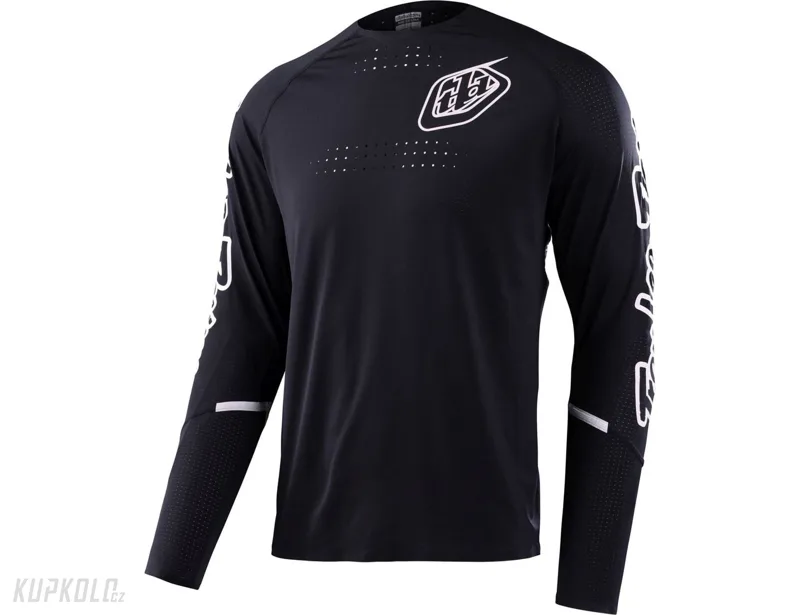 Dres&#x20;Troy&#x20;Lee&#x20;Designs&#x20;s&#x20;dlouh&#x00FD;m&#x20;ruk&#x00E1;vem&#x20;Sprint&#x20;Ultra&#x20;mono&#x20;black