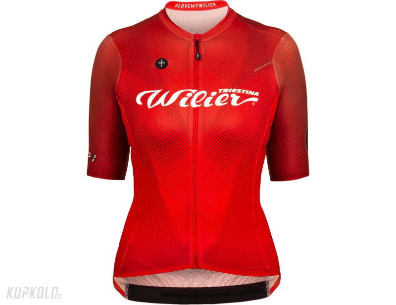 Dres&#x20;WILIER&#x20;TEAM&#x20;kr&#x00E1;tk&#x00FD;&#x20;ruk&#x00E1;v,&#x20;d&#x00E1;msk&#x00FD;,&#x20;&#x010D;erven&#x00FD;