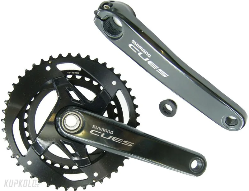 Kliky&#x20;Shimano&#x20;Cues&#x20;FC-U8000-2&#x20;,LinkGlide&#x20;-&#x20;bez&#x20;lo&#x017E;isek&#x20;pro&#x20;r&#x00E1;m&#x20;135&#x2F;142mm