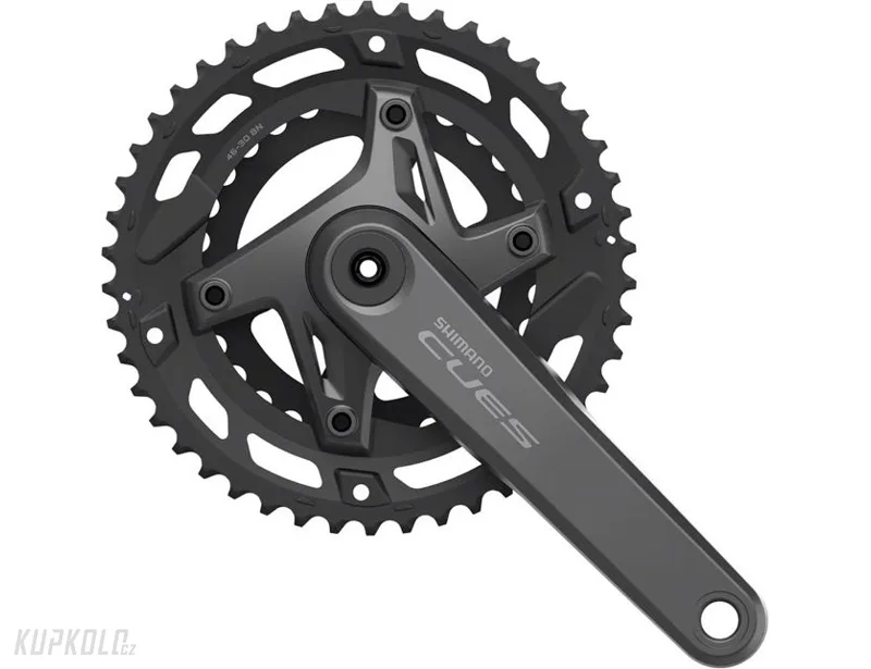 Kliky&#x20;Shimano&#x20;Cues&#x20;FC-U6000-2&#x20;,LinkGlide&#x20;-&#x20;bez&#x20;lo&#x017E;isek&#x20;pro&#x20;r&#x00E1;m&#x20;135&#x2F;142mm