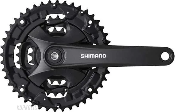 MTB&#x20;kliky&#x20;Shimano&#x20;FC-TY101,&#x20;4hran,&#x20;&#x010D;ern&#x00E1;&#x20;bez&#x20;krytu