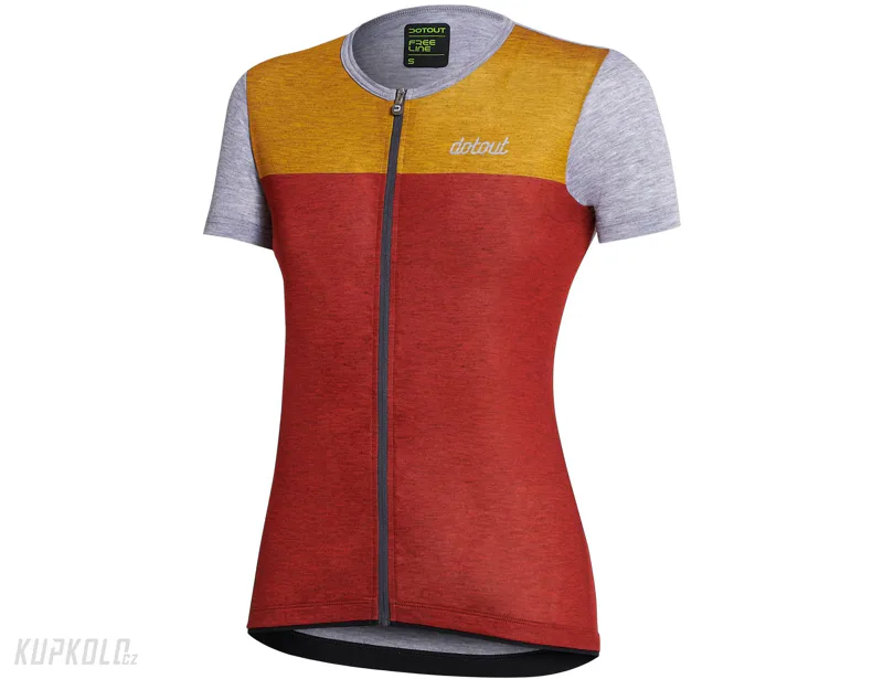 D&#x00E1;msk&#x00FD;&#x20;dres&#x20;Dotout&#x20;Glory&#x20;red-melange&#x20;light&#x20;gray
