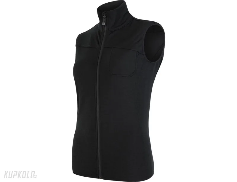 Sensor&#x20;Merino&#x20;Extreme&#x20;d&#x00E1;msk&#x00E1;&#x20;vesta,&#x20;&#x010D;ern&#x00E1;
