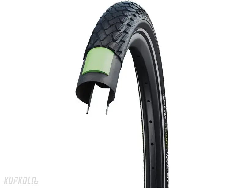 27,5&quot;&#x20;Pl&#x00E1;&#x0161;&#x0165;&#x20;Schwalbe&#x20;Green&#x20;Marathon,&#x20;Addix&#x20;Eco,&#x20;Green&#x20;Guard,&#x20;reflexn&#x00ED;&#x20;pruh