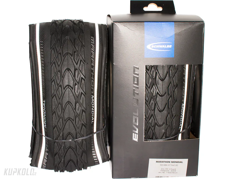 27,5&quot;&#x20;Pl&#x00E1;&#x0161;&#x0165;&#x20;Schwalbe&#x20;Marathon&#x20;Mondial,&#x20;Double&#x20;defense,&#x20;kevlar,&#x20;reflexn&#x00ED;&#x20;pruh