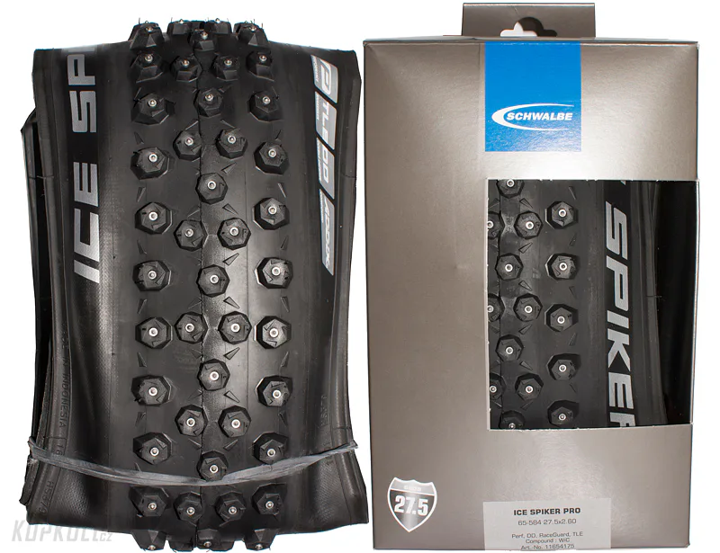 27,5&quot;&#x20;Zimn&#x00ED;&#x20;pl&#x00E1;&#x0161;&#x0165;&#x20;&#x20;MTB&#x20;Schwalbe&#x20;Ice&#x20;Spiker&#x20;Pro,&#x20;DD&#x20;RaceGuard,&#x20;Tubeless&#x20;Easy,&#x20;kevlar