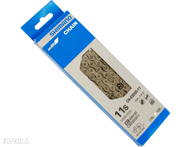 &#x0158;et&#x011B;z&#x20;Shimano&#x20;CN-E8000,&#x20;11s,&#x20;116&#x20;&#x010D;l&#x00E1;nk&#x016F;,&#x20;pro&#x20;E-kola&#x20;krabi&#x010D;ka,&#x20;Super&#x20;Narrow,&#x20;HG,&#x20;HG-X11,&#x20;SIL-TEC