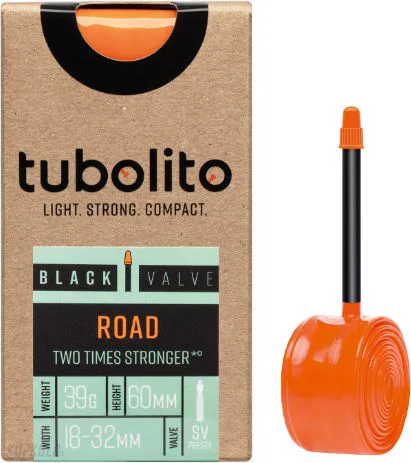 Duše Tubolito TUBO ROAD 700C 18-32 černý ventilek