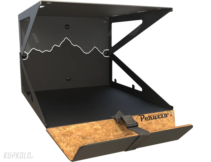 Dr&#x017E;&#x00E1;k&#x20;na&#x20;ze&#x010F;&#x20;Peruzzo&#x20;Bike&#x20;Kit&#x20;Box,&#x20;ocelov&#x00FD;,&#x20;&#x010D;ern&#x00FD;
