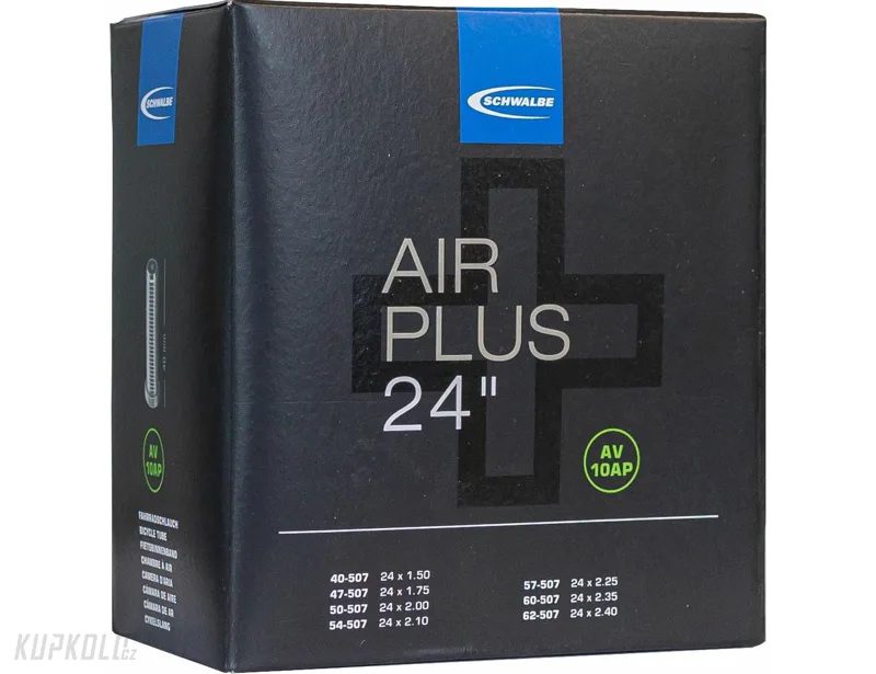 Dětská duše Schwalbe AV10AP Air Plus- auto ventilek 24x1,5-2,4 507x40-62