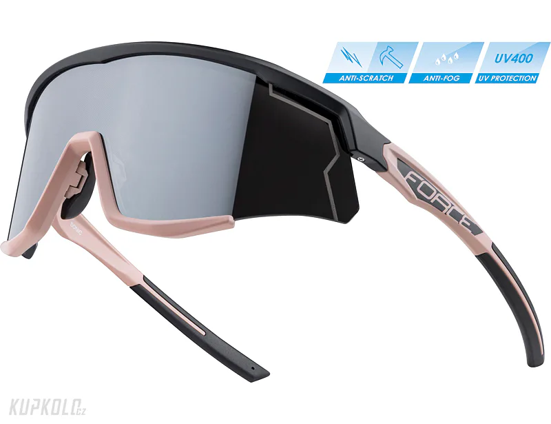 Brýle Force SONIC černo-bronzové, stříbrná zrcadlová skla