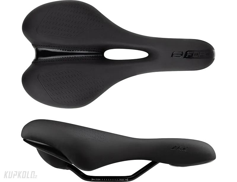 Sedlo Force ZAK turistické pánské, černé mat/lesk