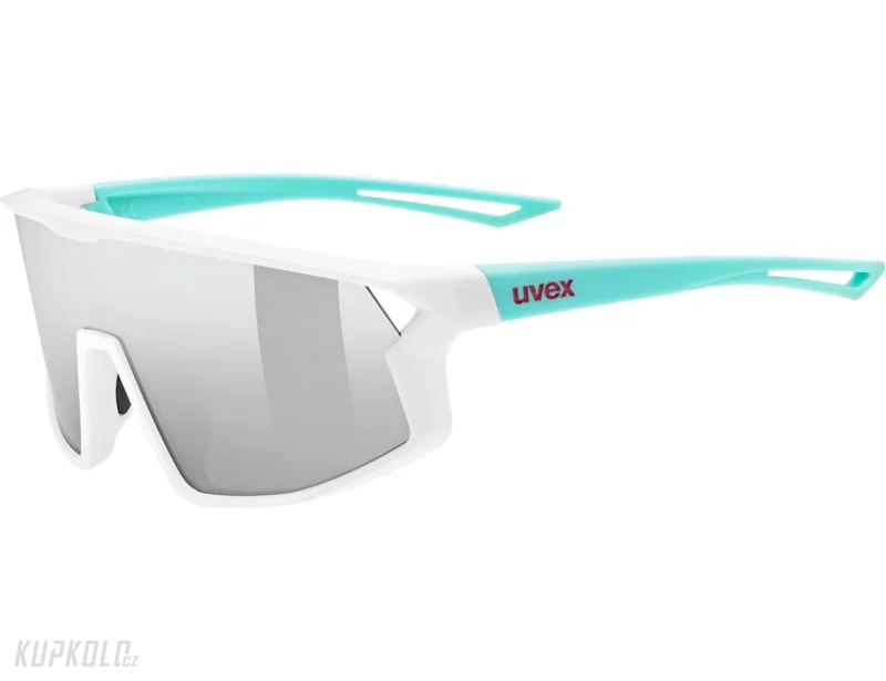 UVEX&#x20;BR&#x00DD;LE&#x20;SKYRISE&#x20;JR.&#x20;WHITE-GREEN&#x20;M.&#x2F;MIR.SILVER