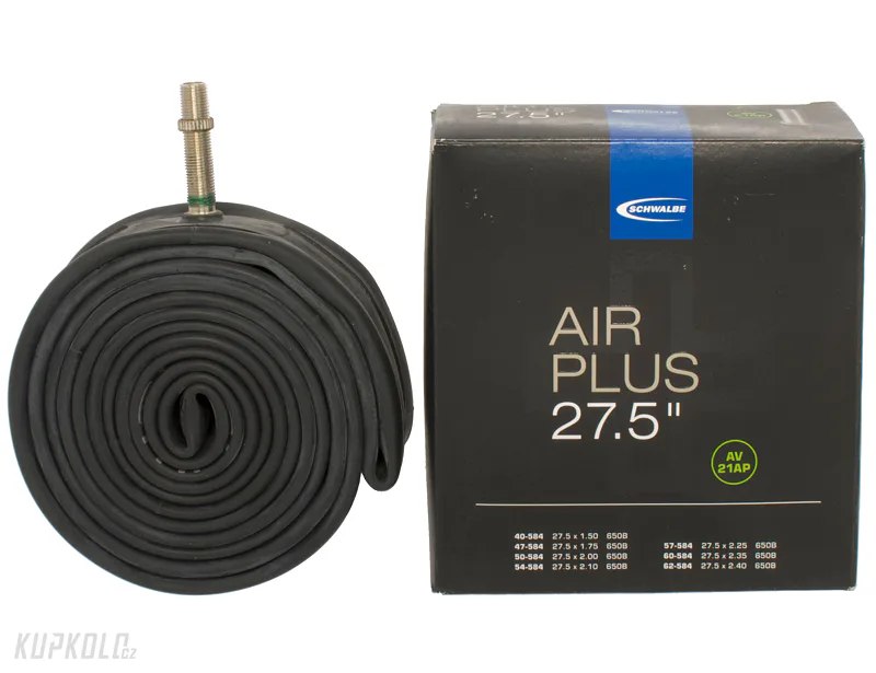 Duše Schwalbe AV21 AP Air Plus 27,5x1.5-2.4 - Auto ventil