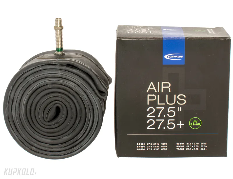 Du&#x0161;e&#x20;Schwalbe&#x20;AV21&#x2B;&#x20;AP&#x20;Air&#x20;Plus&#x20;27,5x2,1-2,75&#x20;-&#x20;Auto&#x20;ventil