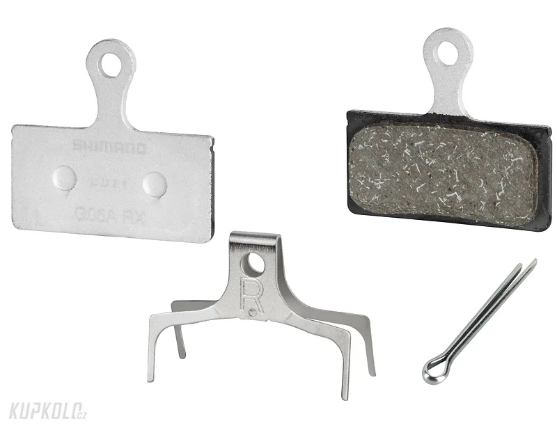 Brzdové destičky Shimano XT, BR-M8000, BR-M785, G05A (G01A, G02A, G03A, G04A)  RX, polymer