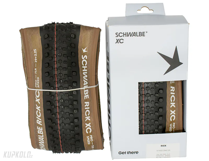29&quot;&#x20;Pl&#x00E1;&#x0161;&#x0165;&#x20;Schwalbe&#x20;Rick&#x20;Evo&#x20;XC&#x20;Pro&#x20;TLR&#x20;Transparent&#x20;Sidewall