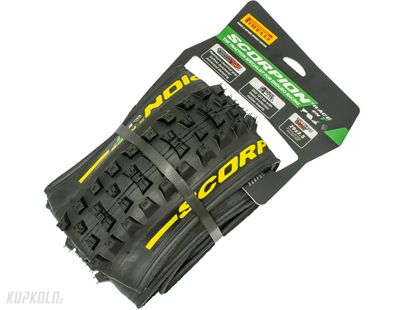 29&quot;&#x20;Pl&#x00E1;&#x0161;&#x0165;&#x20;Pirelli&#x20;Scorpion&#x20;Race&#x20;Enduro&#x20;T&#x20;29&#x20;x&#x20;2.5,&#x20;DualWALL&#x2B;,&#x20;SmartEVO,&#x20;Yellow&#x20;label