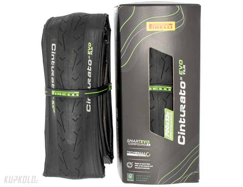 Silniční Plášť Pirelli Cinturato™ Evo TLR TechWALL+, 60 tpi, Black