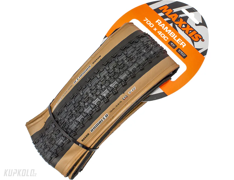 Plášť Gravel Maxxis Rambler Exo TR Tan wall