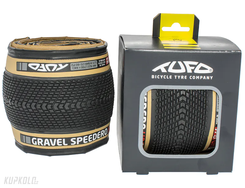 Gravel plášť TUFO SPEEDERO HD - černá/béžová