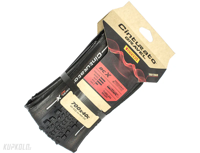 Plášť Pirelli Cinturato™ GRAVEL RC-X TechWALL X, 60 tpi, SpeedGRIP, Black