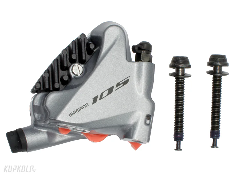 Silniční brzdový třmen Shimano 105 BR-R7070, Flat mount stříbrný