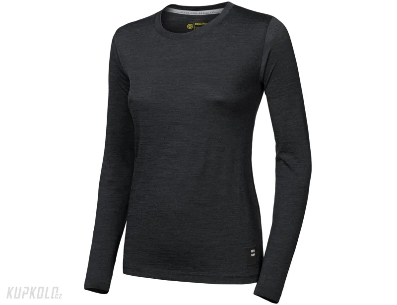 Dámské triko Sensor Merino Cordura, dlouhý rukáv, černá