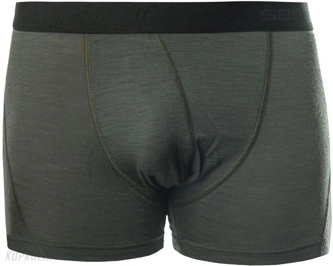 Pánské trenky Sensor Merino Air, olive green