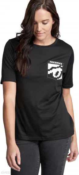Triko&#x20;Race&#x20;Face&#x20;8&#x20;Bit&#x20;Pocket&#x20;d&#x00E1;msk&#x00E9;&#x20;&#x010D;ern&#x00E9;