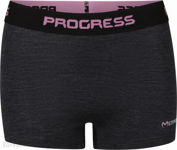 Progress&#x20;Merino&#x20;170&#x20;d&#x00E1;msk&#x00E9;&#x20;funk&#x010D;n&#x00ED;&#x20;boxerky,&#x20;&#x010D;ern&#x00FD;&#x20;mel&#x00ED;r