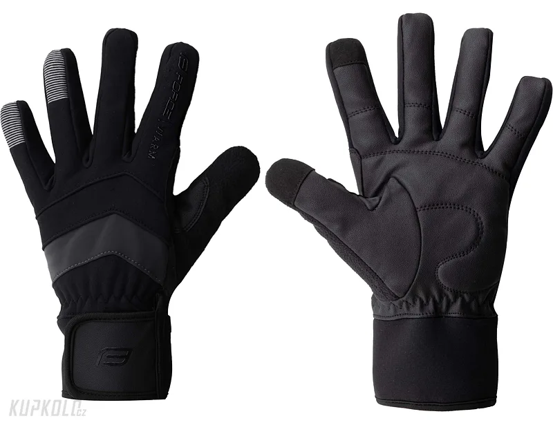 Zimn&#x00ED;&#x20;rukavice&#x20;Force&#x20;Warmer,&#x20;&#x010D;ern&#x00E9;