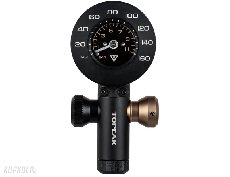 Topeak&#x20;Airbooster&#x20;G&#x2B;&#x20;pumpa&#x20;CO2&#x20;&#x2B;&#x20;manometr