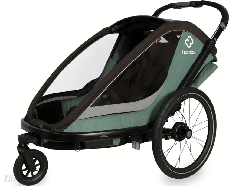 D&#x011B;tsk&#x00FD;&#x20;voz&#x00ED;k&#x20;HAMAX&#x20;Cocoon&#x20;ONE&#x20;Green&#x2F;Black