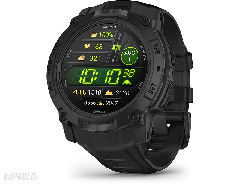 Garmin Instinct 3 Amoled 50 mm Tactical Edition, černá