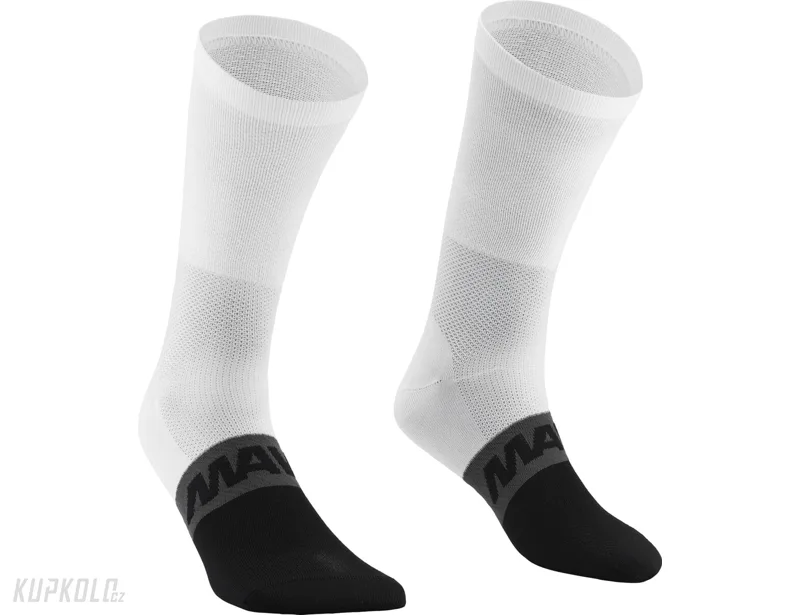 MAVIC PONOŽKY AKSIUM VYSOKÉ WHITE BLACK