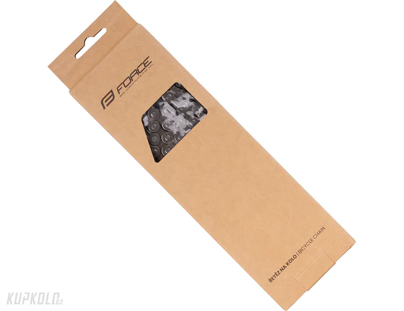 Řetěz FORCE/PYC P7002 pro 8-kolo,116 článků, hnědý