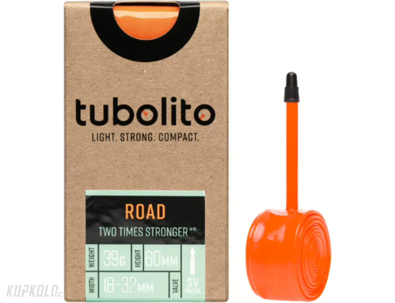 Duše Tubolito TUBO ROAD 700C 18-32 oranžový ventilek