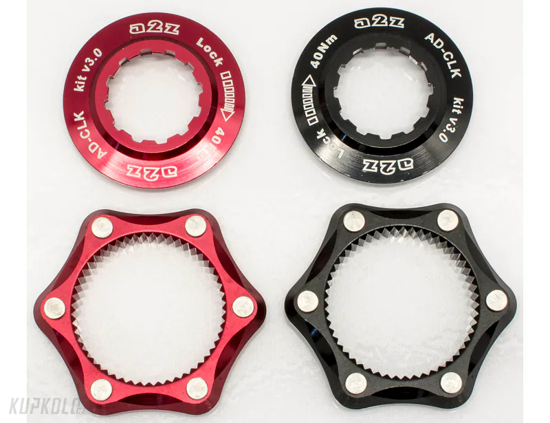 Adaptér A2Z, CENTER LOCK - IS (6 děr)