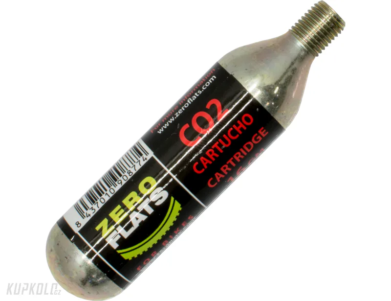 Zeroflats CO2 bombička 16g, 1 ks závitová